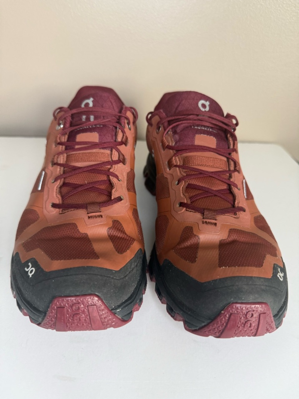On Women's Cloudventure Waterproof Trail Running Shoes Hazel/Mulberry 9.5 - Picture 5 of 13